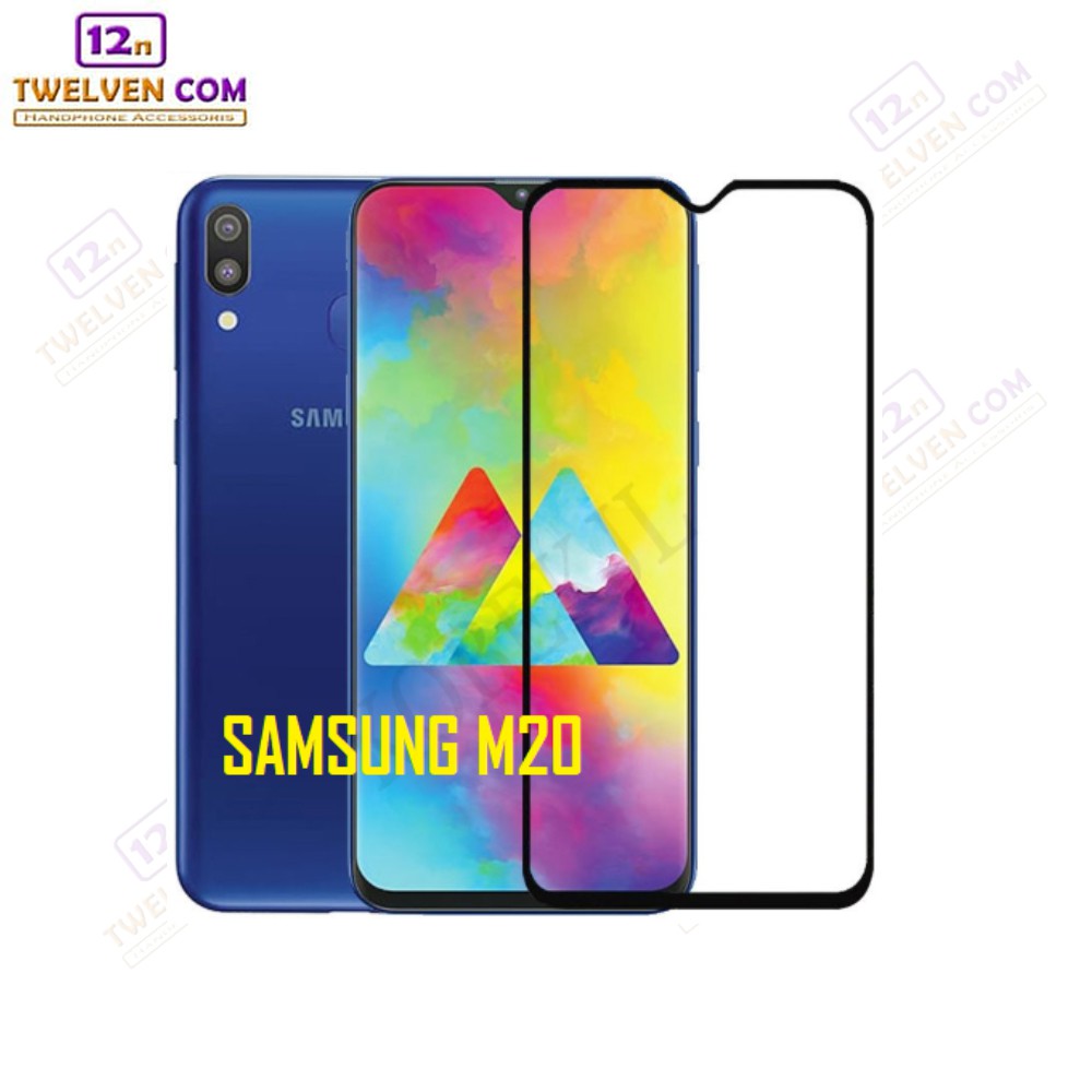 zenBlade 5D Full Cover Tempered Glass Samsung Galaxy M20 - Hitam