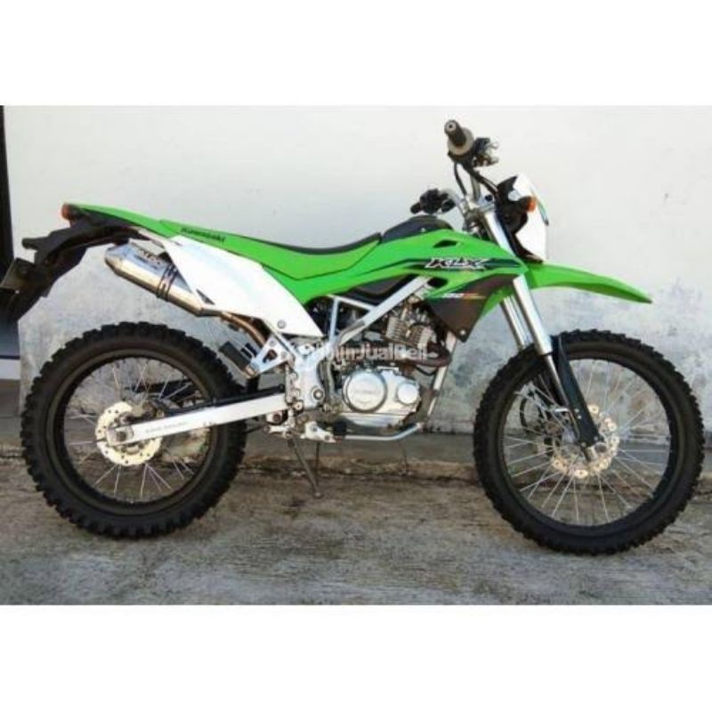 Striping Stiker KLX BF 2015 Stiker Lis ORI Kawasaki KLX BF 2015 hijau orange