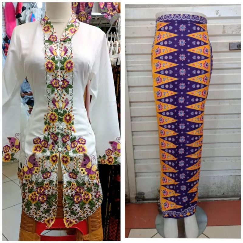 SET KEBAYA ENCIM BETAWI/KEBAYA ENCIM MEWAH/KEBAYA ADAT BETAWI/KEBAYA ENCIM