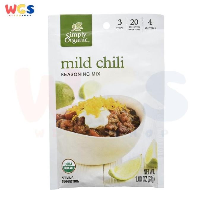 

Simply Organic Mild Chili Seasoning Mix USDA Organic 1oz 28g