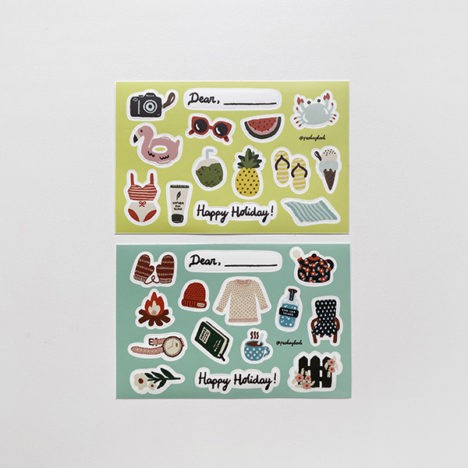 

Peekmybook - Happy Holiday Stiker