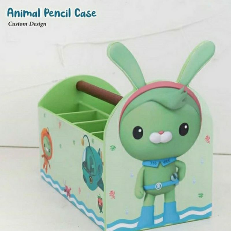 

PENCIL CASE ANIMAL Custom Karakter Motif Nama Anak KOTAK PENSIL KAYU ANAK UNIK WOODEN GIFT Hampers Souvenir Ultah