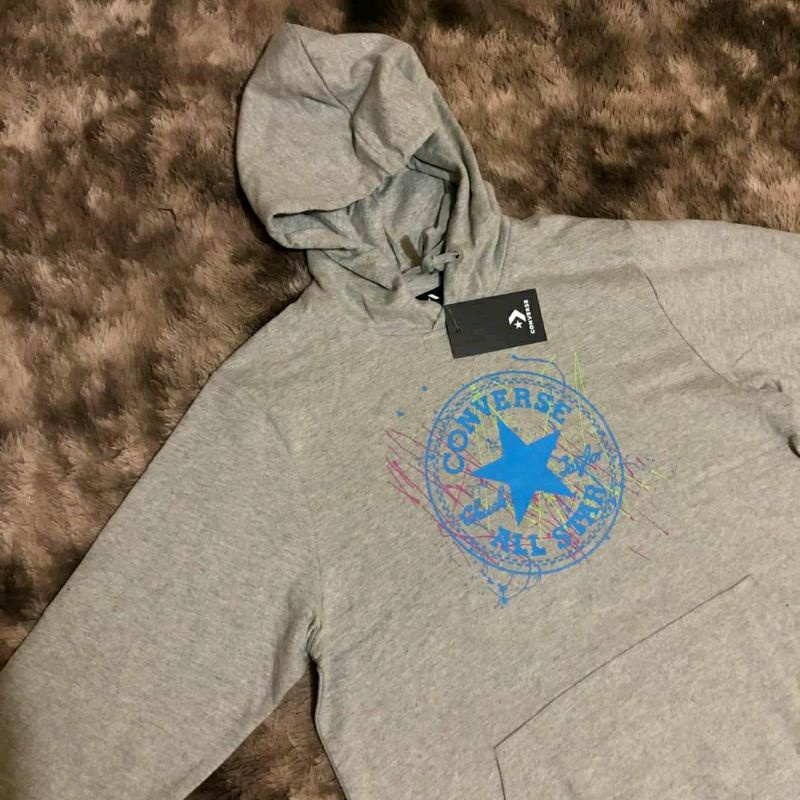 Hoodie Converse All Star Men's Grey