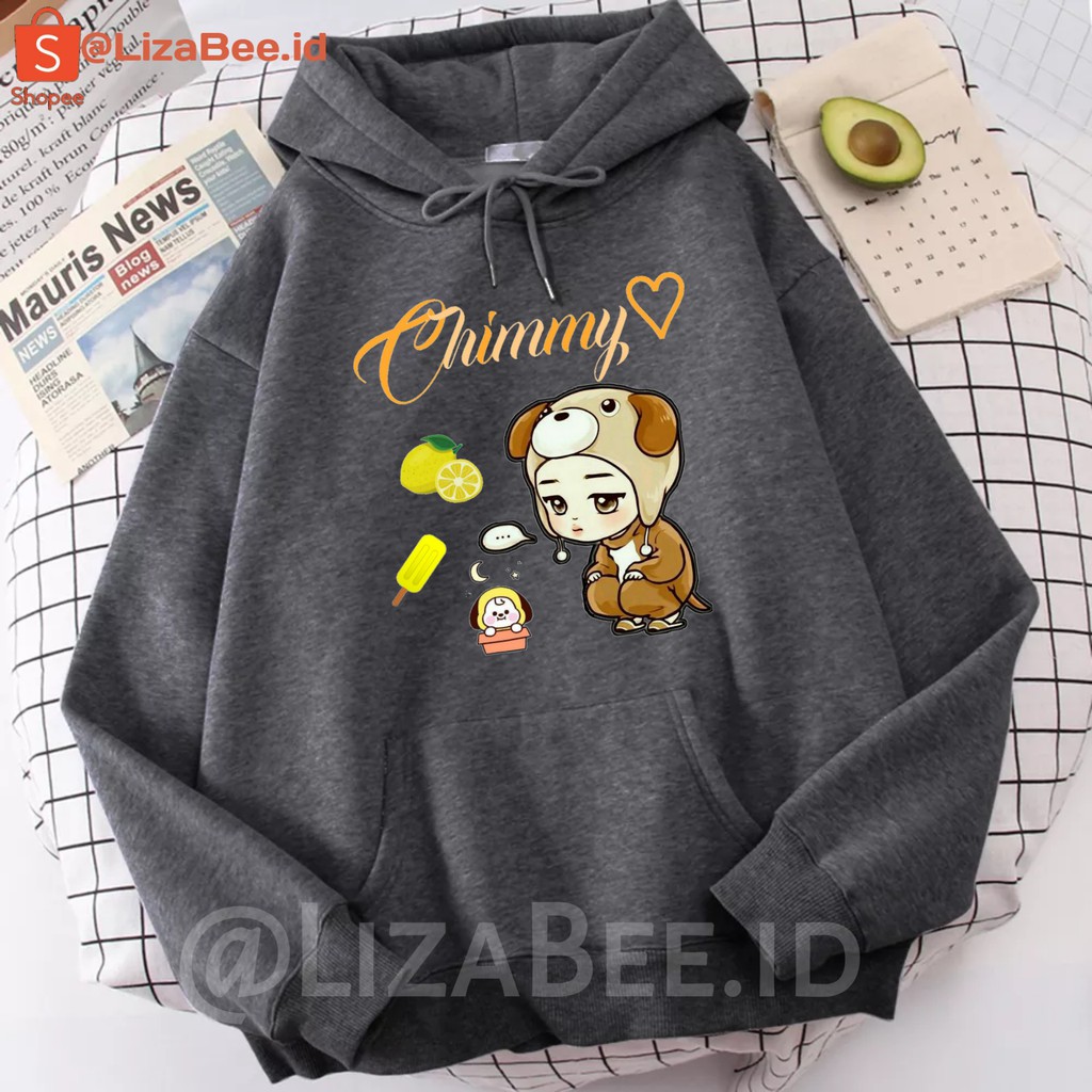 Hoodie Chimmy Bt21 Wanita Sweater Bt21 Chimmy Anak Perempuan Dewasa Hodie BTS Oversize Jumbo Murah