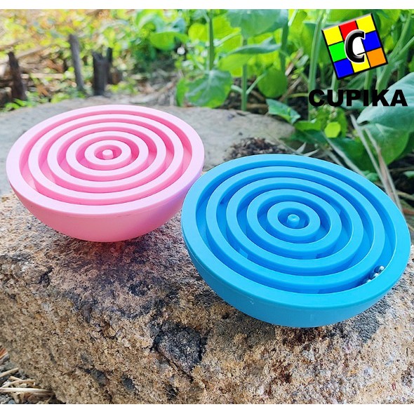 Rubik 3x3 Mangkok Puzzle 3D Teka Teki mainan murah Merah Muda Pink