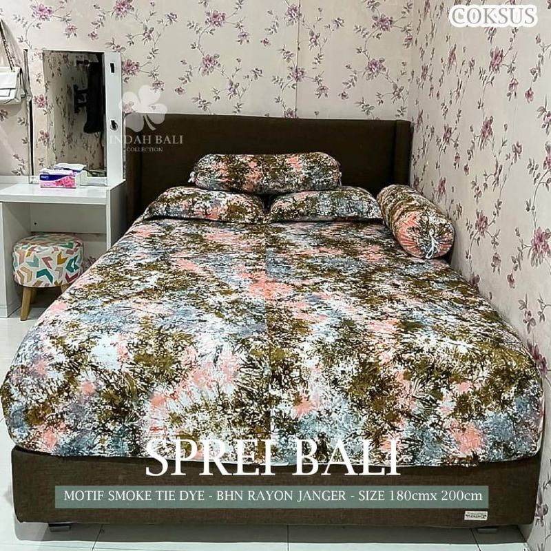 Sprei Bali Rayon Smoke tie dye No PO