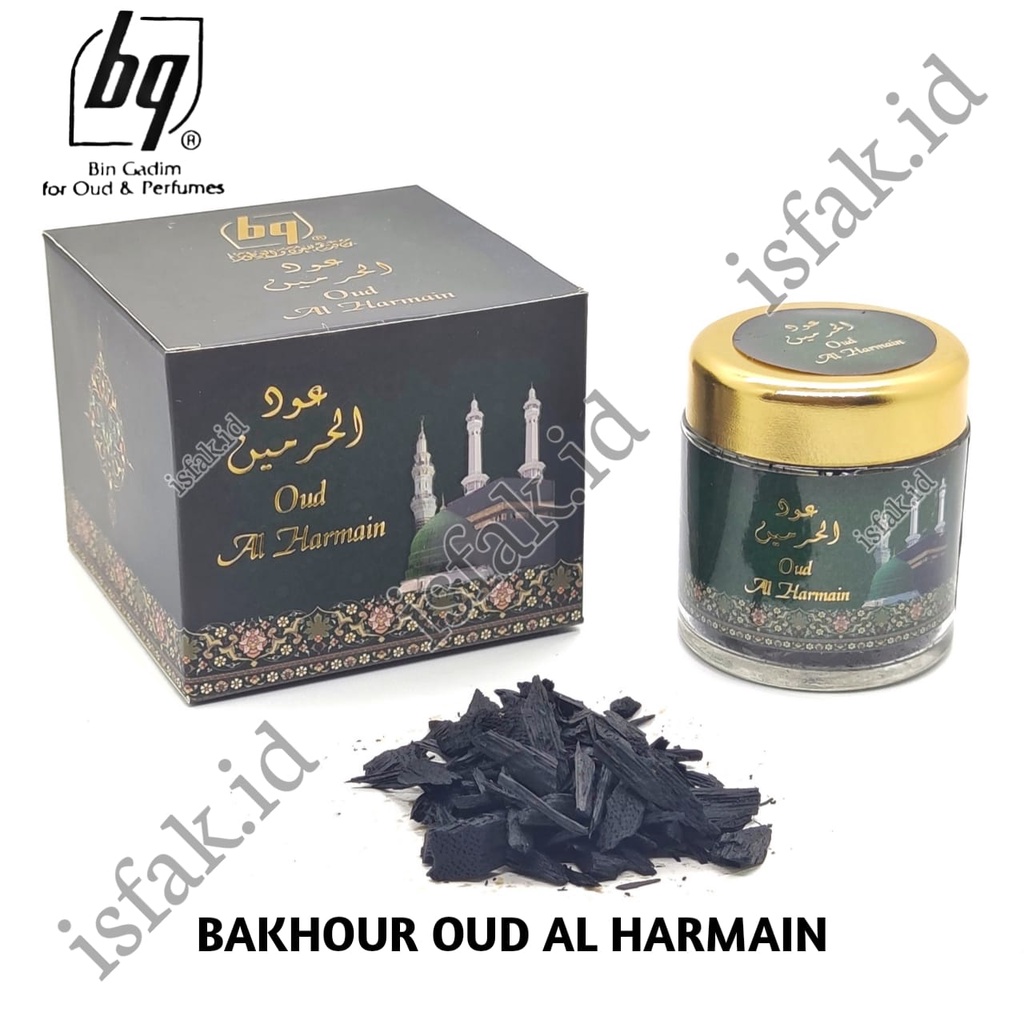 Bukhur Al Harmain Bin Qadim Bakhour Alharamain BQ Gaharu Original Import KSA Buhur Saudi Asli Bakhour