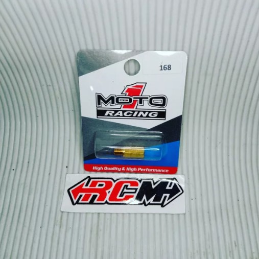 MAIN JET MAINJET MJ KARBU CARBU PWK UK 168 ORI ORIGINAL MOTO1 MOTO 1 RACING PARTS