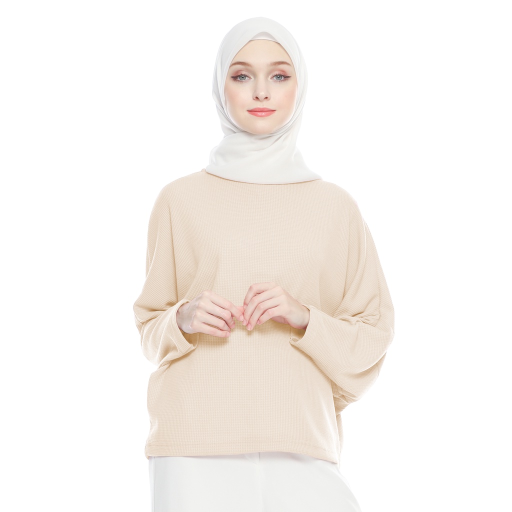 GOOD MADE - LAURA Blouse Batwing Oversize Basic Outer Atasan Wanita