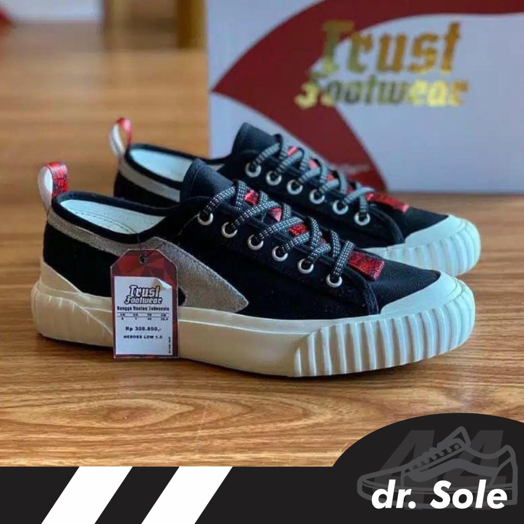 Trust Footwear - Heroes Low black/white