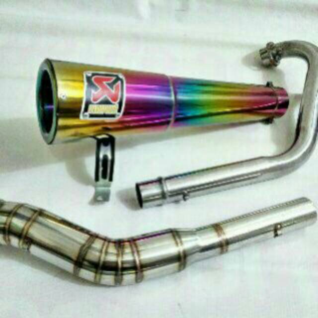 Knalpot Akrapovic custom for satria fu