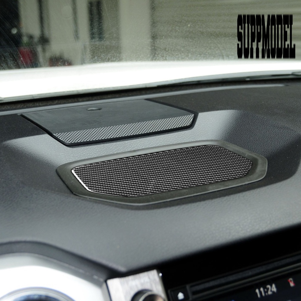 Suppmodelx &lt; Sticker Dekorasi Panel Dashboard Mobil Toyota Tundra 2014-2018 Bahan Serat Karbon Anti UV