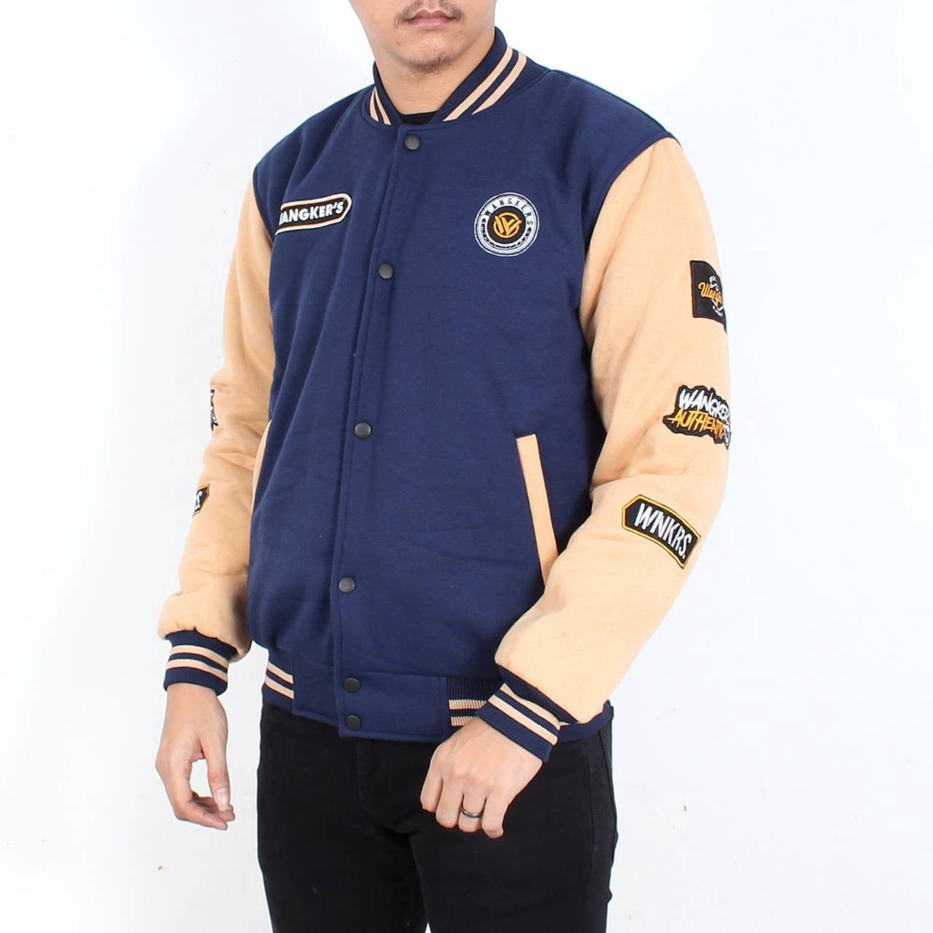 JD - VARSITY JACKET PRIA / JAKET BOMBER BASEBALL PRIA DAN WANITA TEBAL / JAKET VARSITY TERBARU FULL BORDIR PREMIUM ORIGINAL WANGKERS