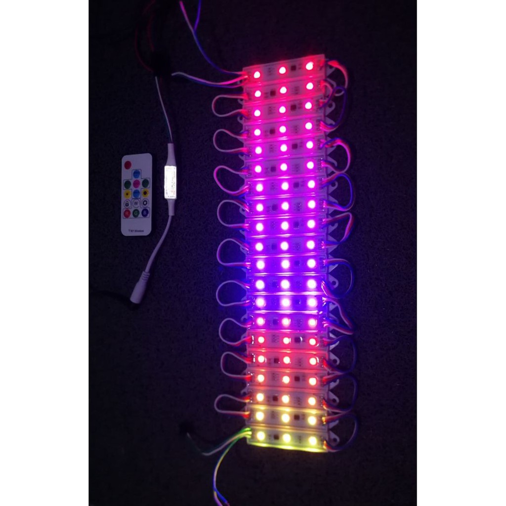 LED Batang RGB With IC WS2811 WS 2811 Programable 12 Volt Waterproof