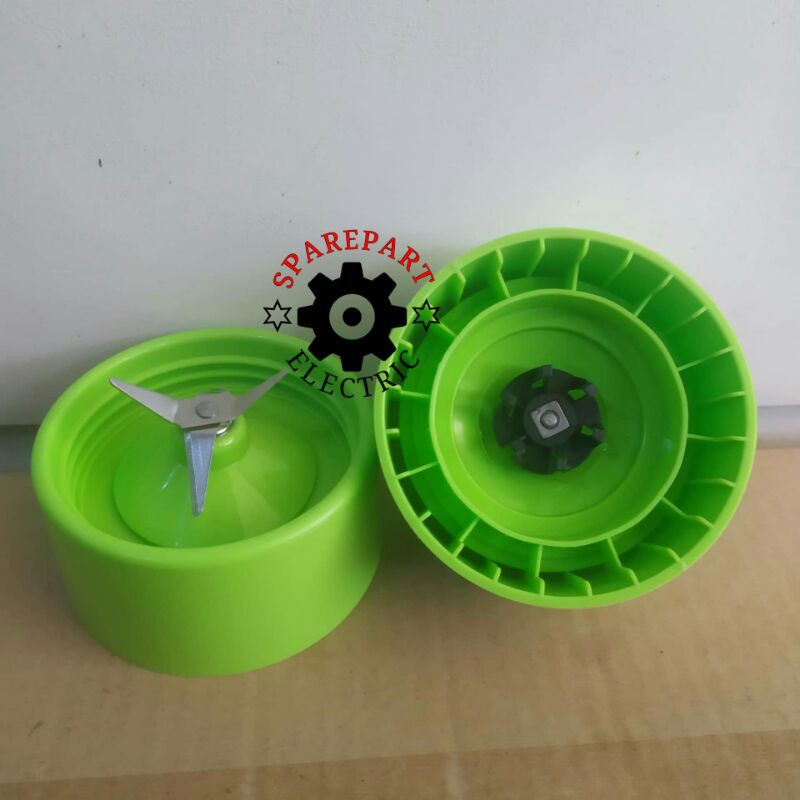 MOUNTING PISAU JUS BLENDER MIYAKO 101 102 501 151 152 GEAR PLASTIK HIJAU