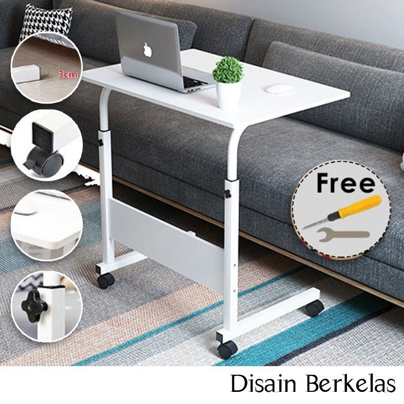 Jual (100% ORIGINAL) Meja Laptop Roda Meja Laptop Lipat Portable