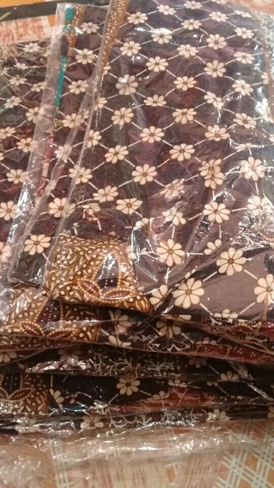 M-l-xl-xxl Batik Tunik Wanita Asj Sa Hrb026 Kenongo Pekalongan Sogan Tulis