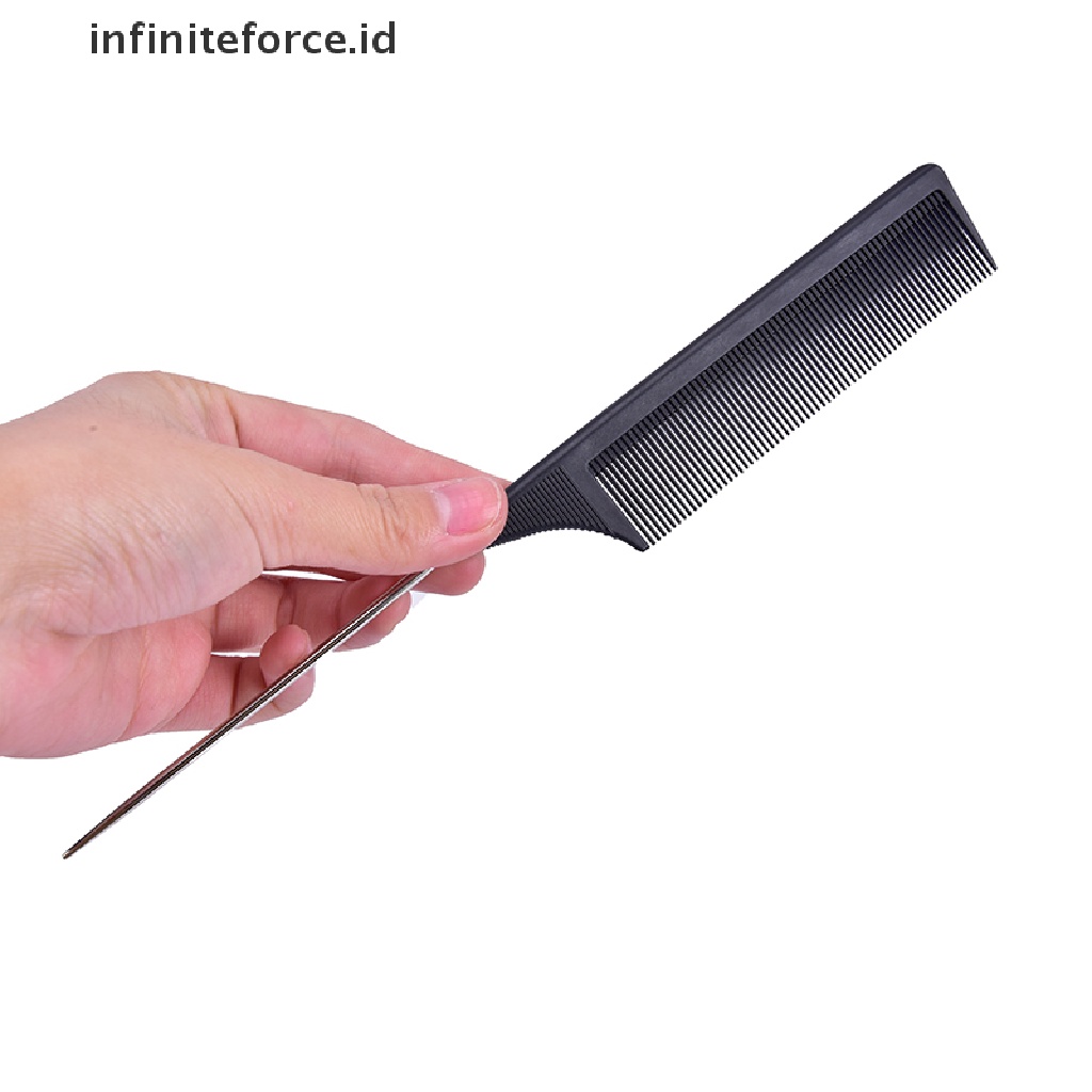 (Infiniteforce.Id) Sisir Rambut Profesional 11 Gaya Bahan Karbon Anti Statis Untuk Salon