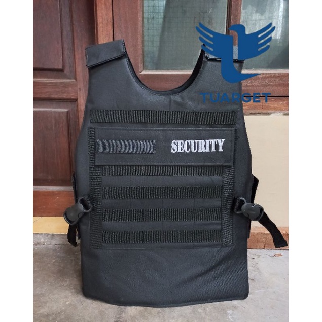 Rompi Security Hitam - Rompi Tebal Hitam