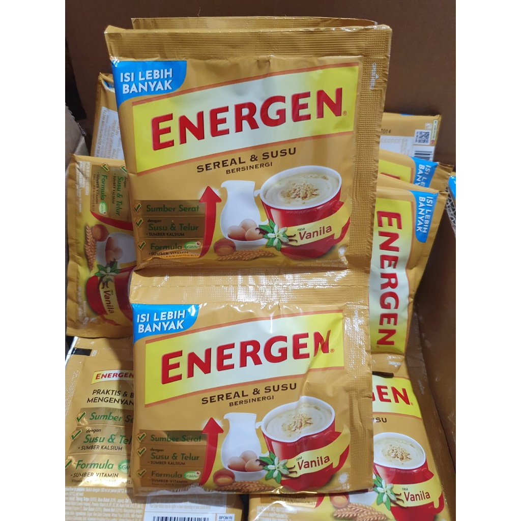 Energen vanila renceng isi 10 sachet