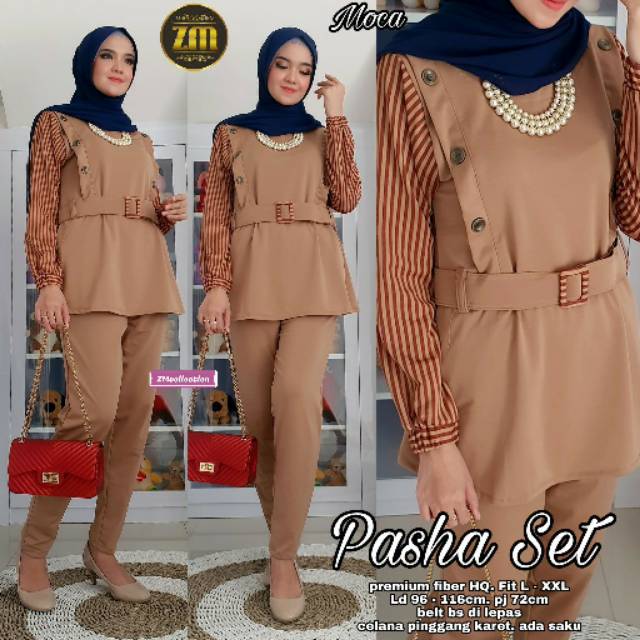 New Arrival Pasha Set Pakaian Set Wanita