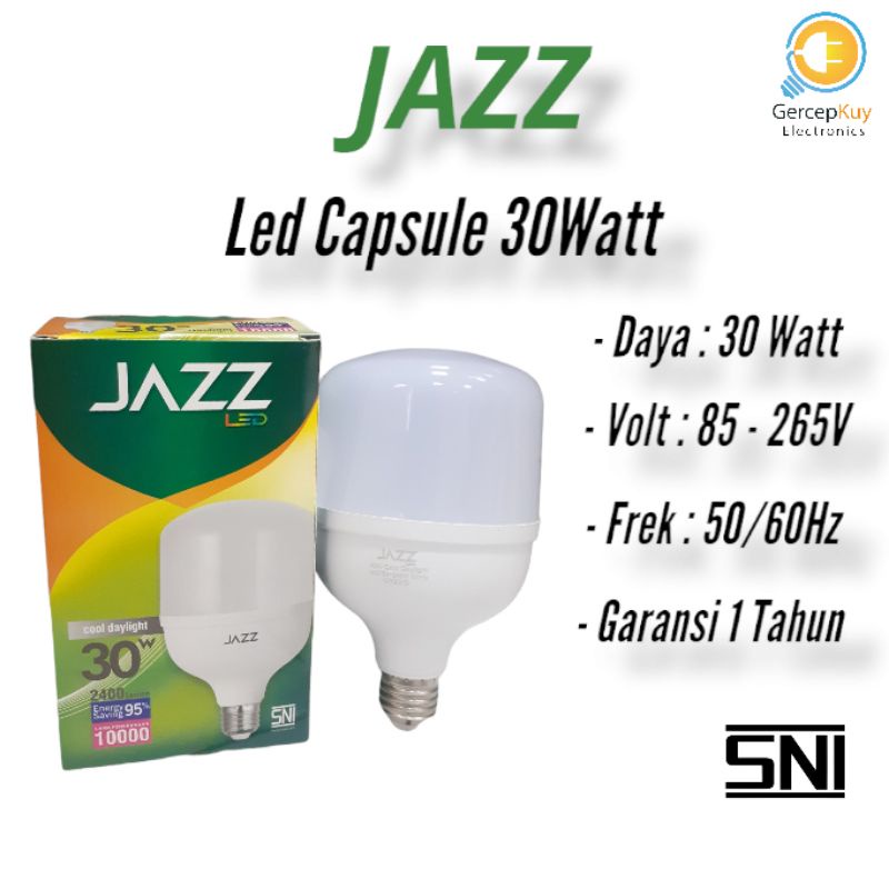 Lampu LED Capsule JAZZ 30 Watt PUTIH E27