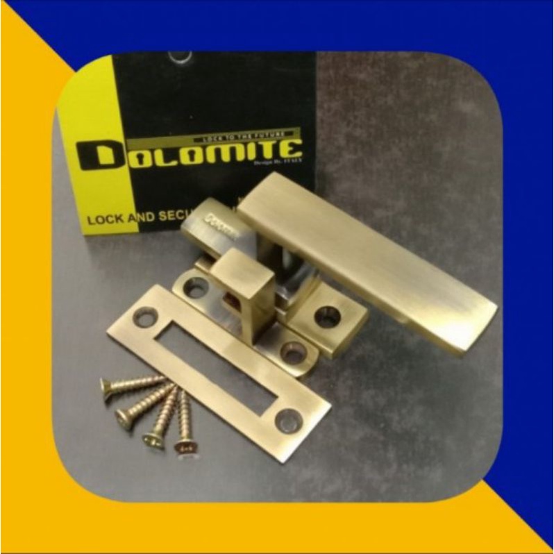 Rambuncis Dolomite/Grendel jendela/slot jendela/kunci jendela kotak minimalis AB RB-2144