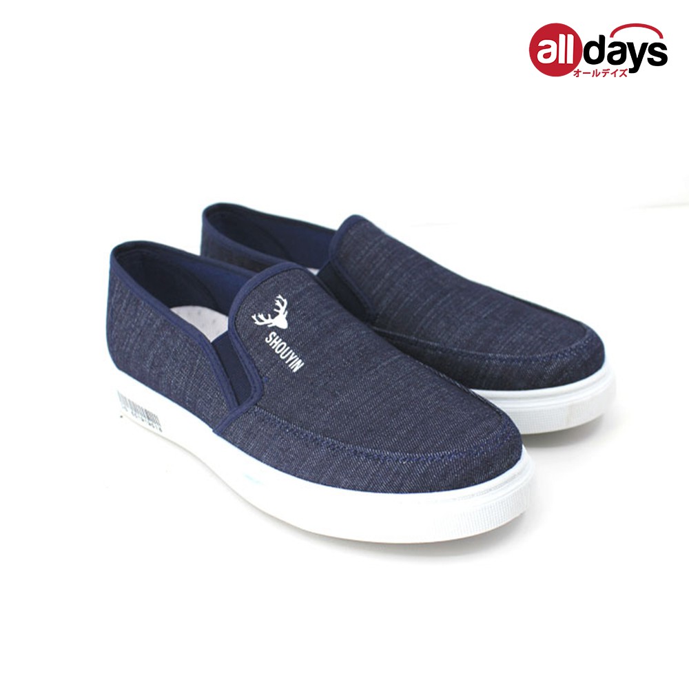 Faster Sepatu Sneakers Slip On Pria / Sepatu Kanvas Import Pria 1031 Size 39-43