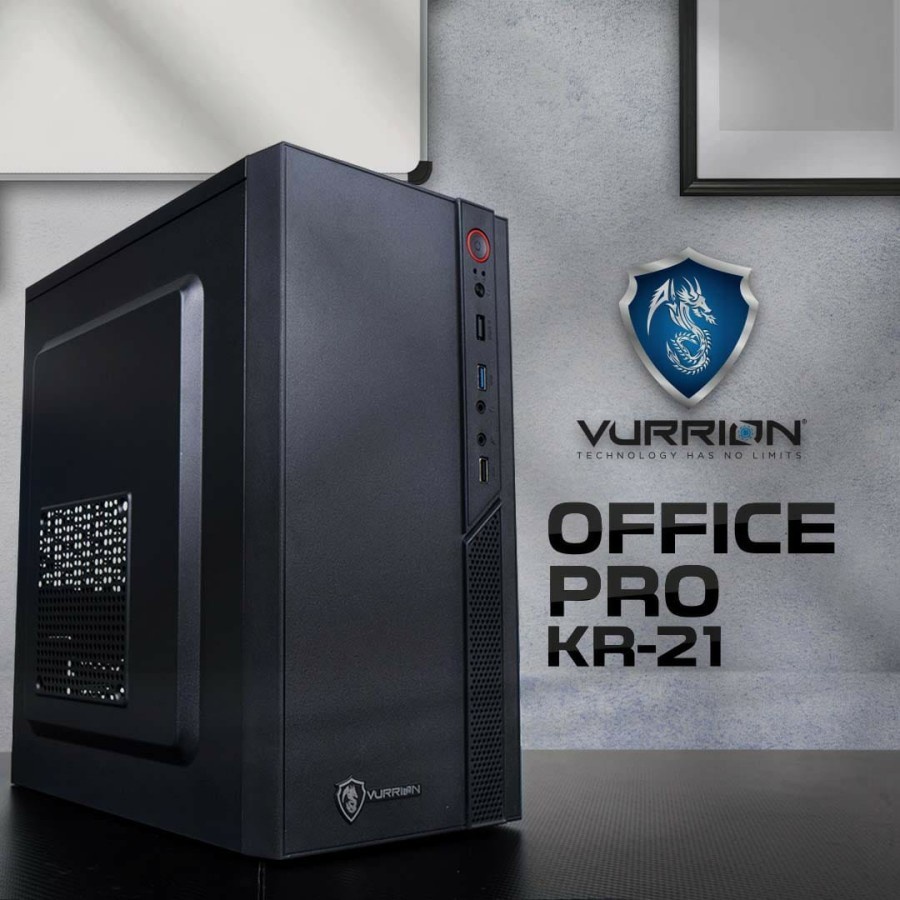 Casing Komputer Vurrion Office Pro KR-21 Include PSU 500WATT / Casing PC Vurrion KR21