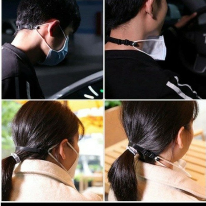 ADJUSTABLE MASK STRAP TALI MASKER PRAKTIS ANTI SAKIT TELINGA PREMIUM