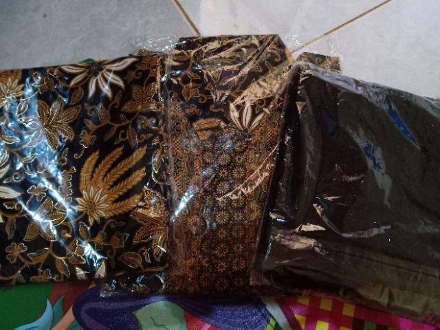 Batik Couple  Kutubaru Brukat Panjang Set Couple/batik Set/batik Seragam/kebaya Kondangan