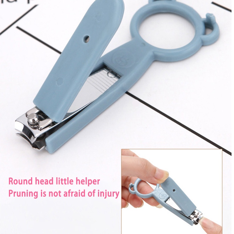 ✨Gunting Kuku Pemotong Kuku Beruang kecil Stainless Nail Clipper Kecil Tajam-Won