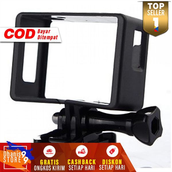 Plastic Side Frame for SJCAM SJ4000 EKEN H9 H9R Pro Bumper Case Action Camera Casing SJ Cam Murah