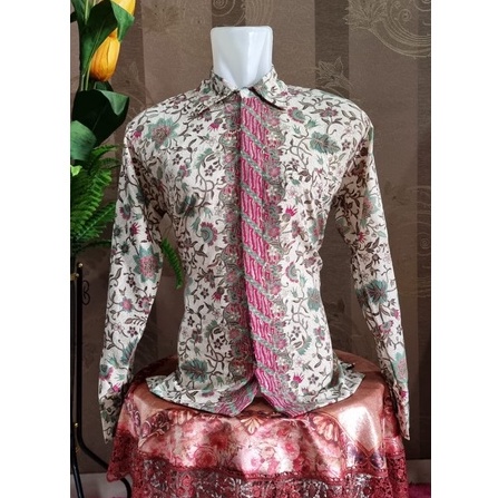 KEMEJA BATIK PRIA / KEMEJA MOTIF BATIK LENGAN PANJANG DAN LENGAN PENDEK MOTIF TANJUNG HIJAU