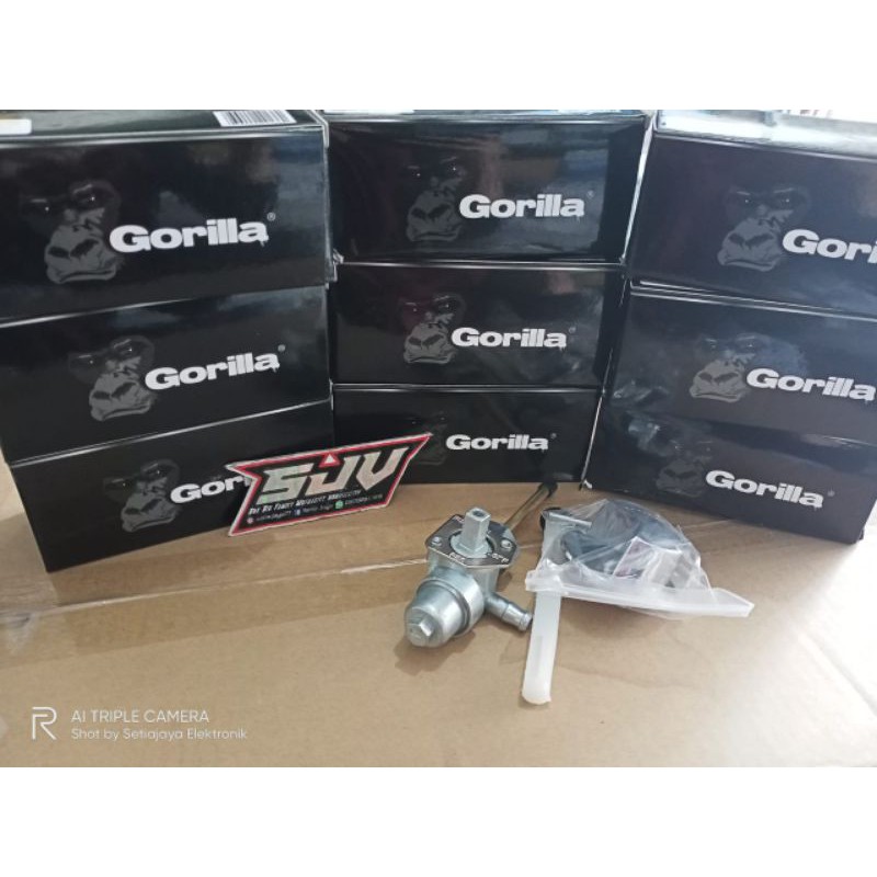 KRAN BENSIN TIGER REVO GORILLA MURAH SET FILTER + SAMBUNGAN KRAN