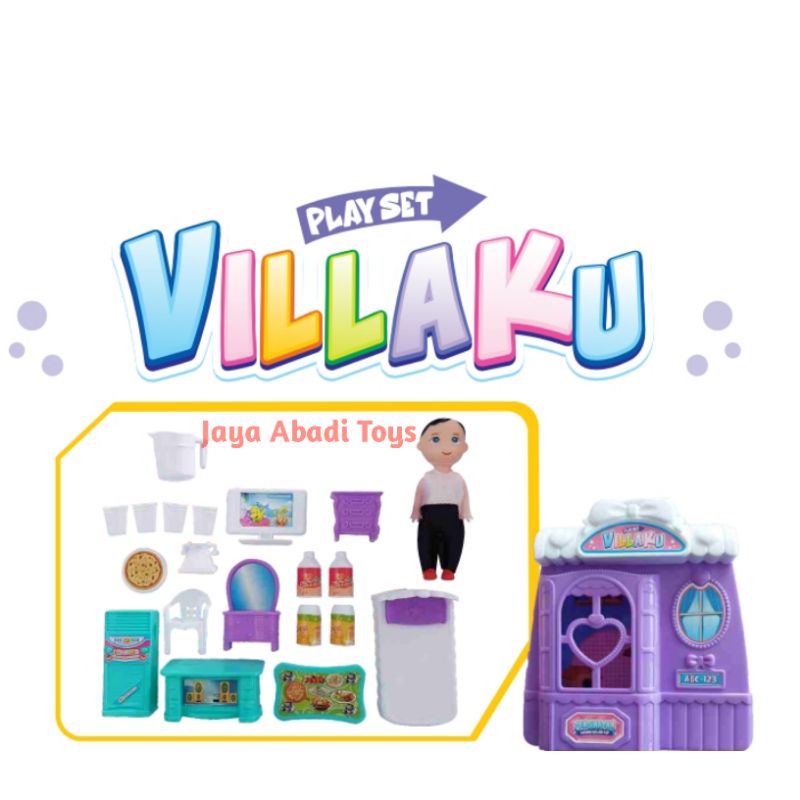 MAINAN ANAK MURAH !! VILLAKU PLAY SET TOKOKU MS14