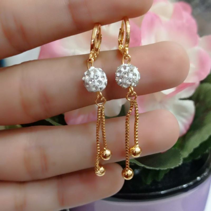 Fourfashion Anting Xuping Dewasa Juray Bola Permata Cantik YT162