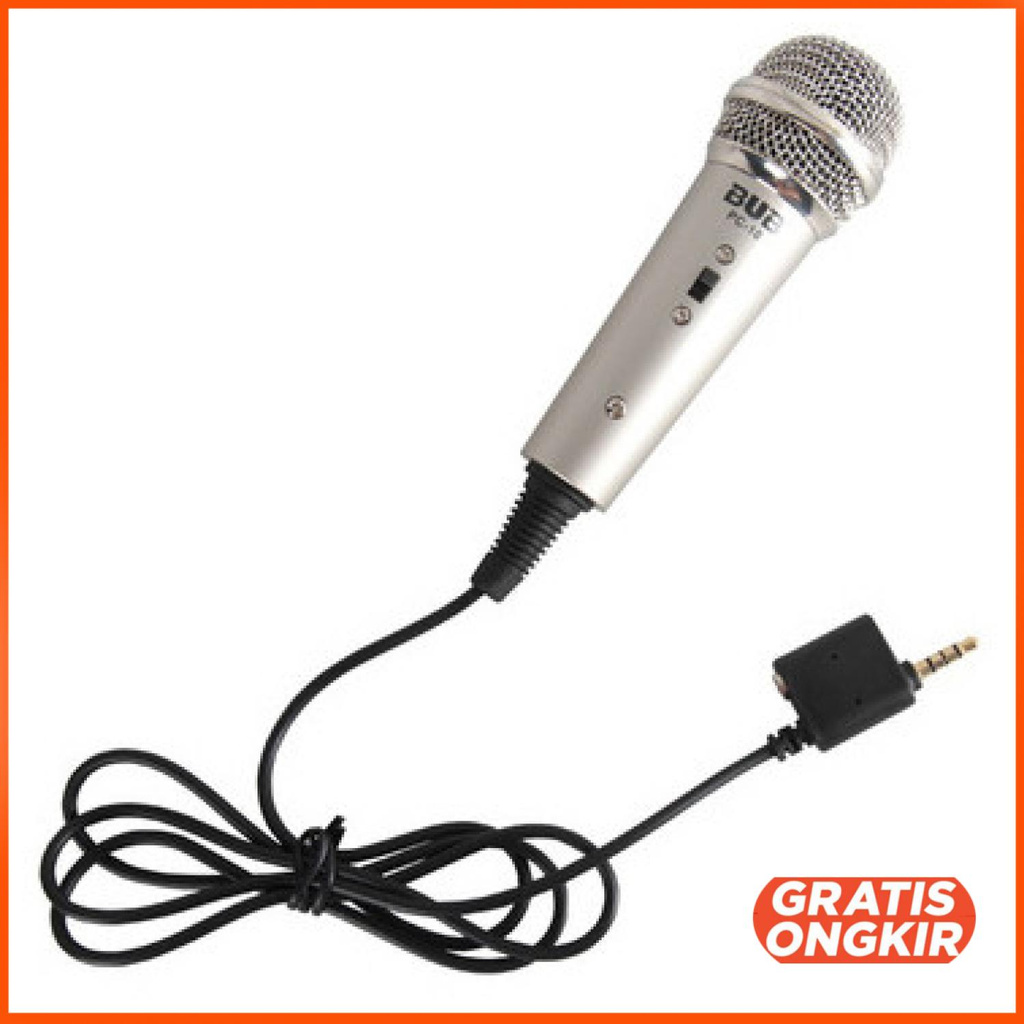 Mikrofon Kondenser Dua Input 3.5mm untuk Smartphone PC - PC-10