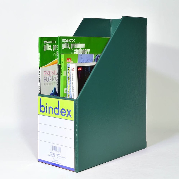 

File-Box- Bindex Box Magazine File Jumbo 1034 - 14 Medium Green -Box-File.