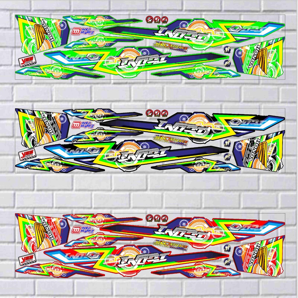 STRIPING VARIASI HONDA BEAT FI THAILOK STICKER