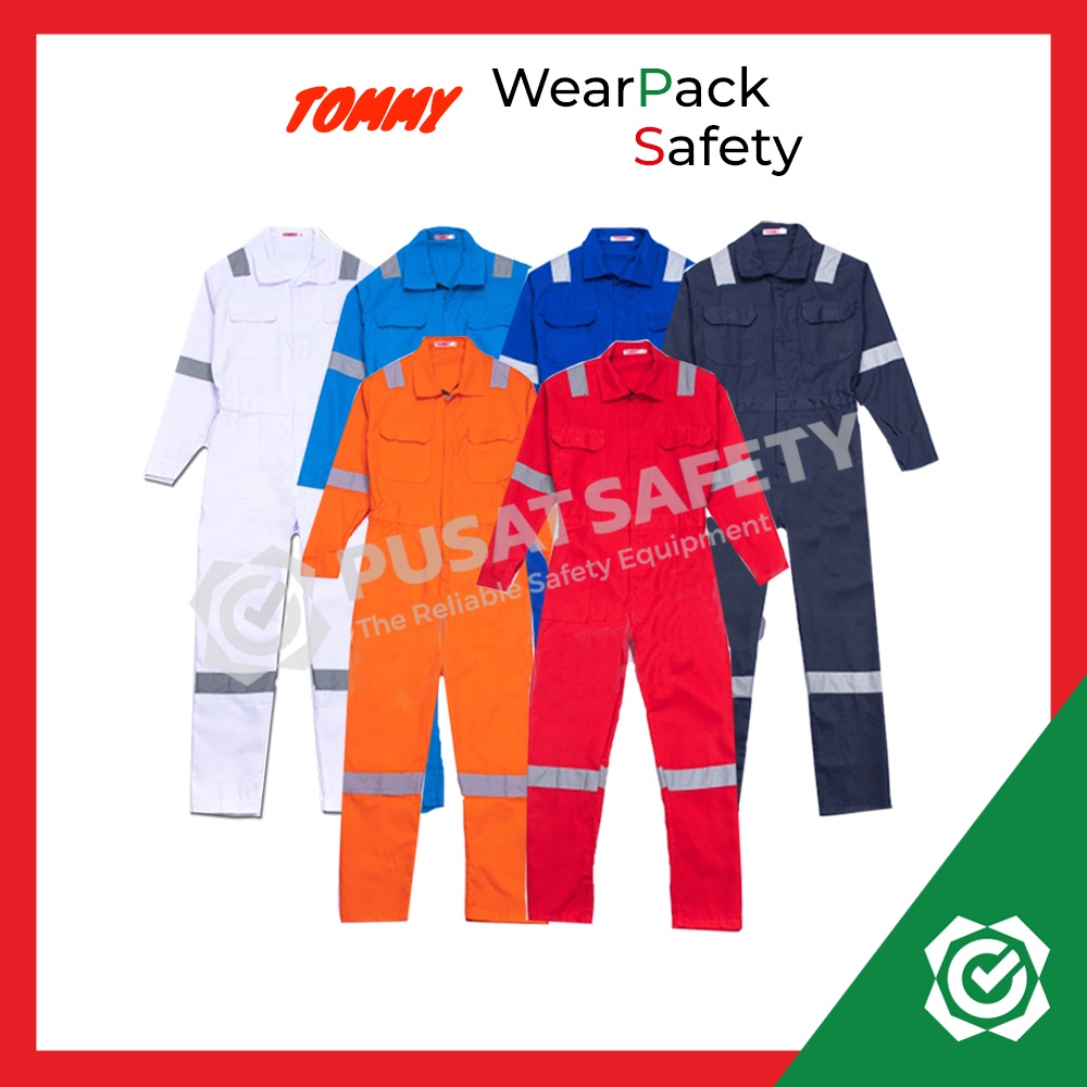 Wearpack Safety Coverall Baju Kerja Proyek Tommy