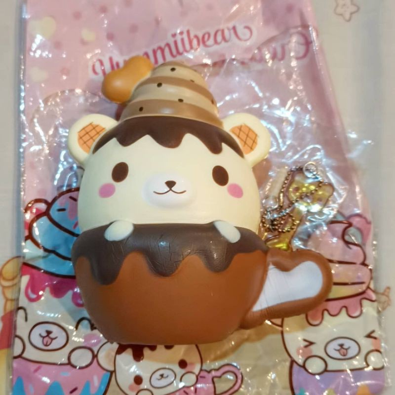 Yummiibear Coffee Cup by creamiicandy yummibear licensed squishy quitting flash sale murah