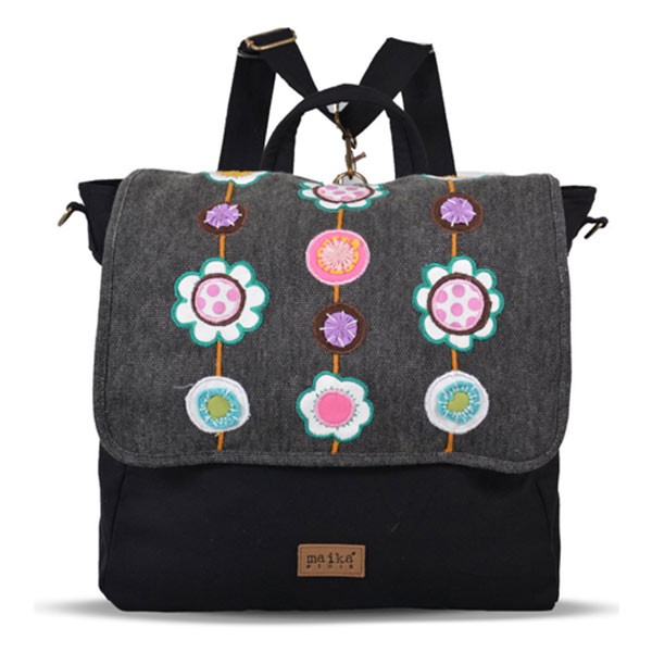 Tas Ransel Kanvas Maika etnik ABRING untuk Wanita