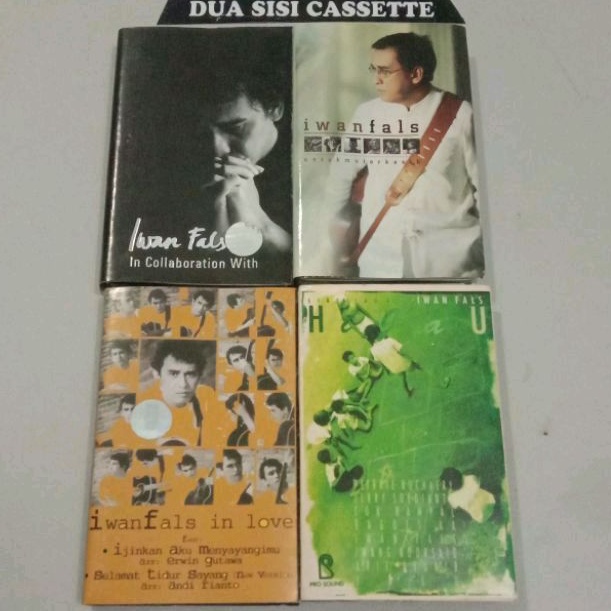paket Kaset iwan fals - untukmu terkasih - in collaboration - hijau - in love