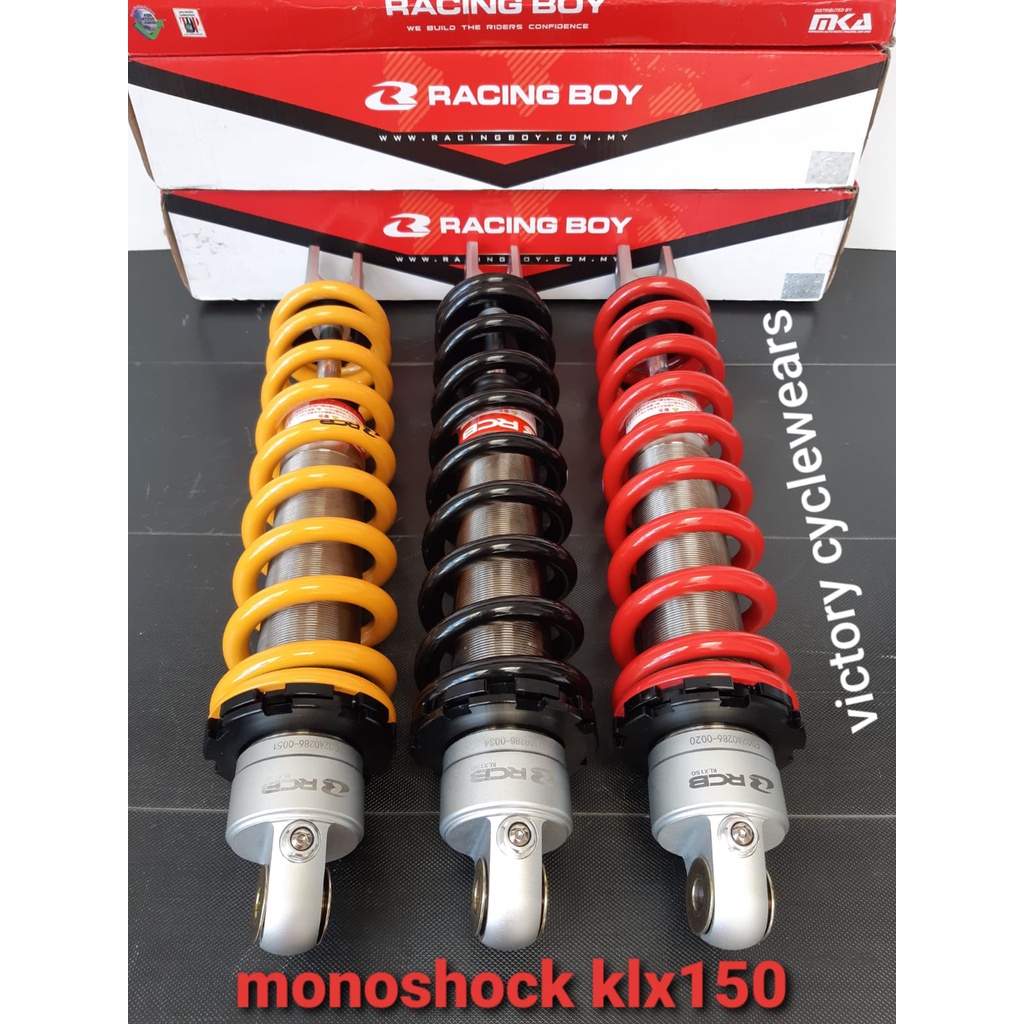 MONOSHOCK ATAU SHOCKBREAKER BELAKANG RCB RACING BOY KLX DTRACKER 150 BF