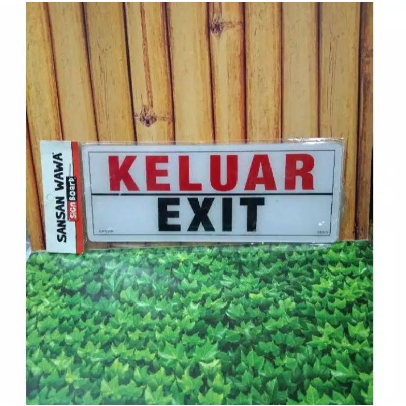 

Sign Board Acrylic (Masuk / Keluar)