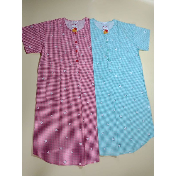 Piyama niQta panda kotak-kotak.. limited edition.