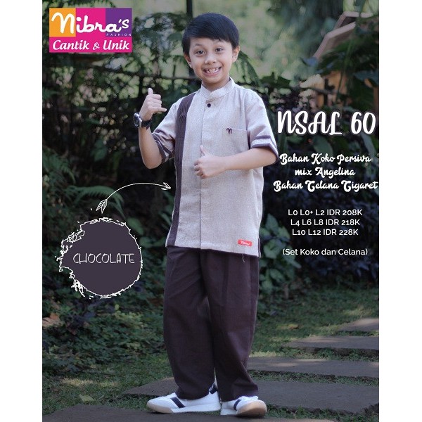 Koko anak nibras koko anak laki laki nsal 060 1 set
