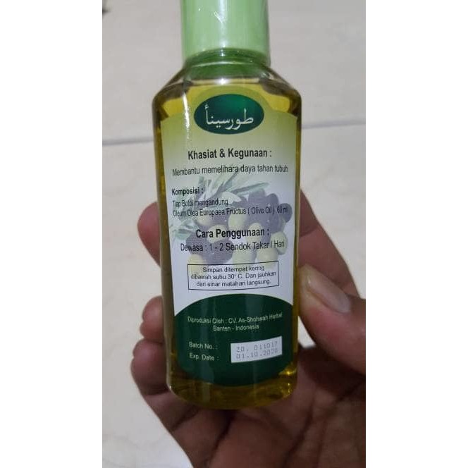 Minyak Zaitun Extra Virgin Tursina 60ml Olive Oil Oil 99 Shopee Indonesia