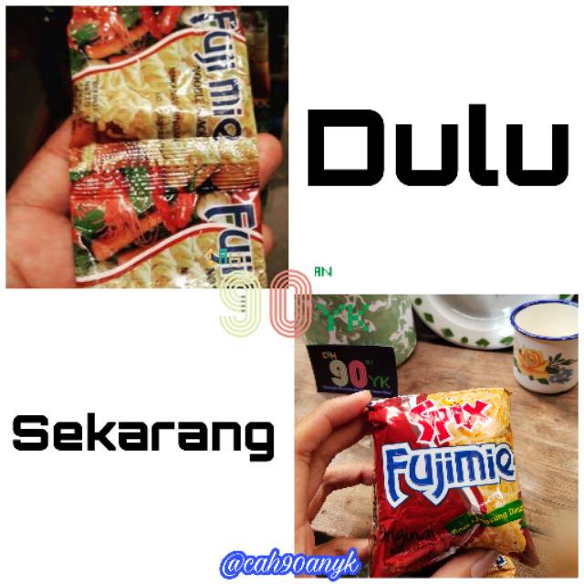 Spix FUJIMIE Merah Original. Jajanan Ciki Mie  JADUL Anak 90an. MURAH.